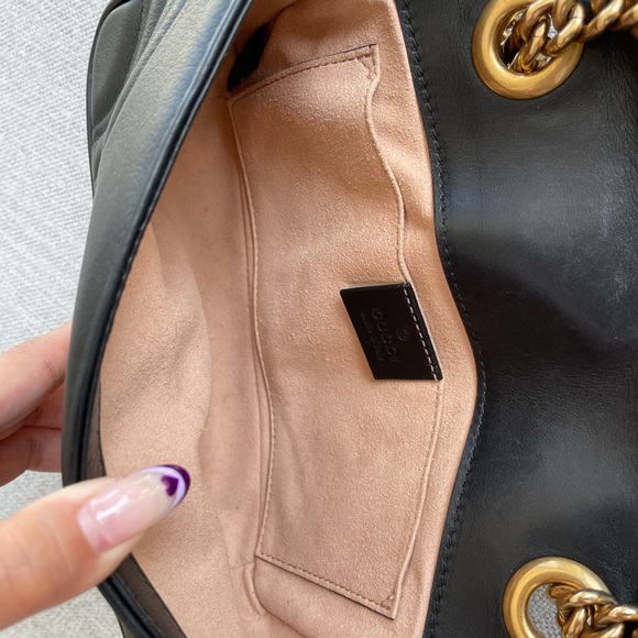 Gucci GG marmot 2.0 mini quilted black - Picture 6 of 9